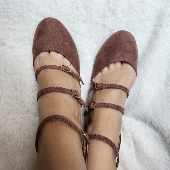 Report Blush Pink Strappy Heels - Picture 6 of 6